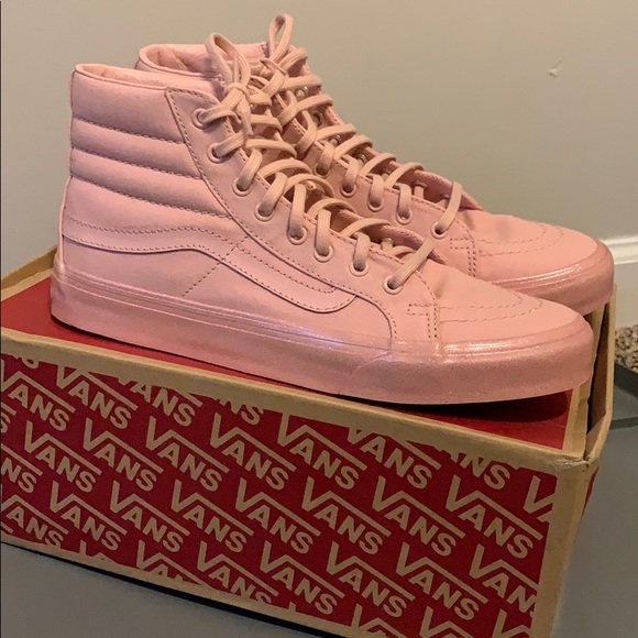 Vans Shoes - SK8-Hi Slim Pink Glitter Sole Vans